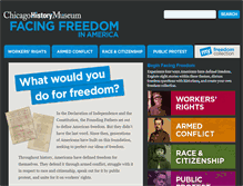 Tablet Screenshot of facingfreedom.org